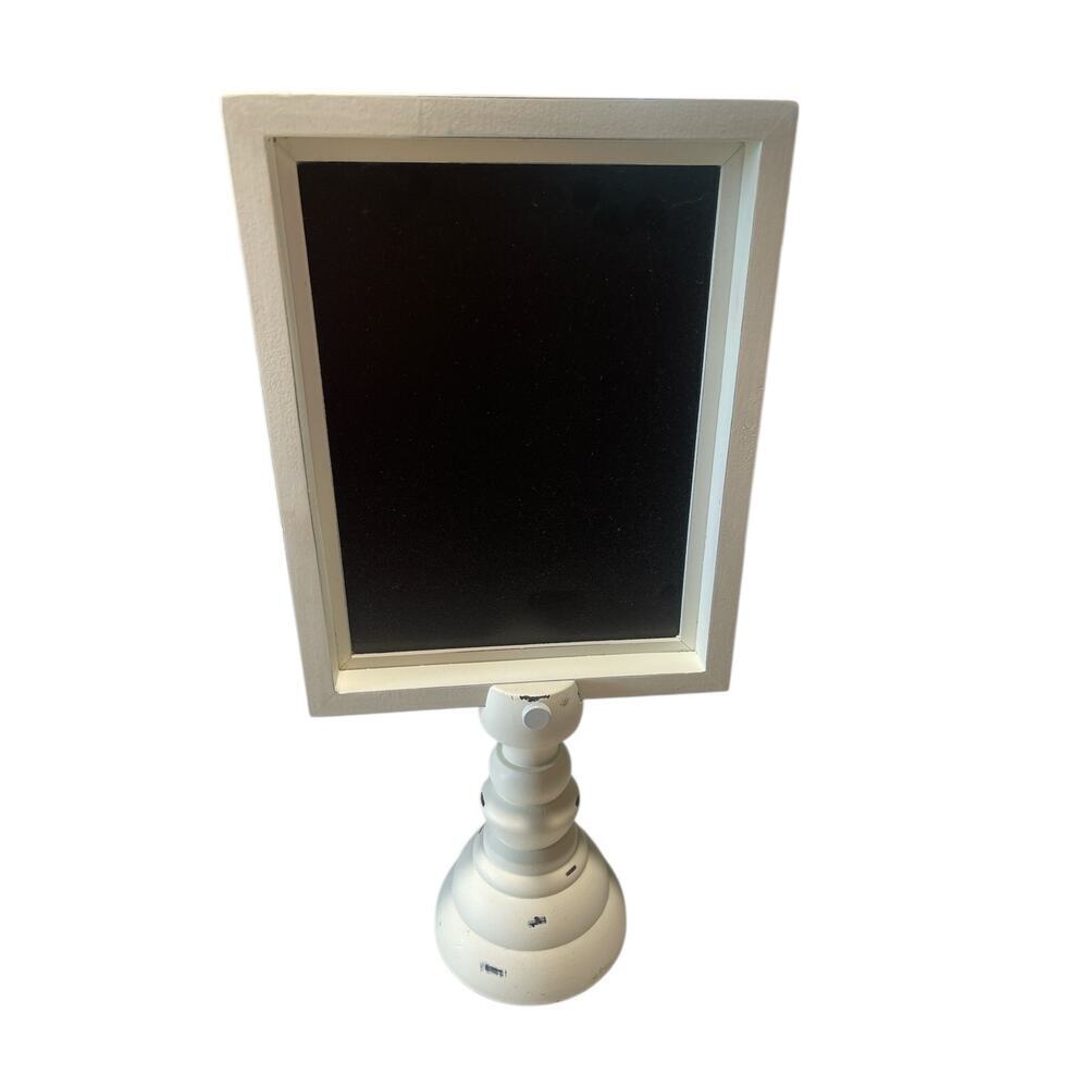New Chalk Couture 5.5 X 7.5 Framed Boutique Board and Distress Pillar Stand